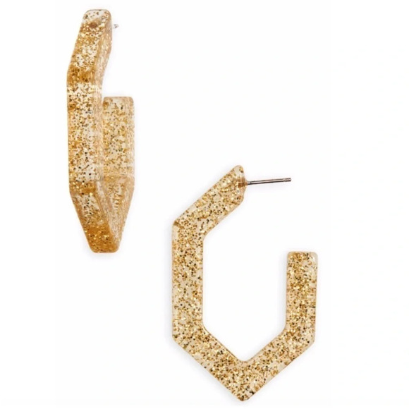 Madewell Jewelry - Madewell Geometric Oversized Hoop Earrings